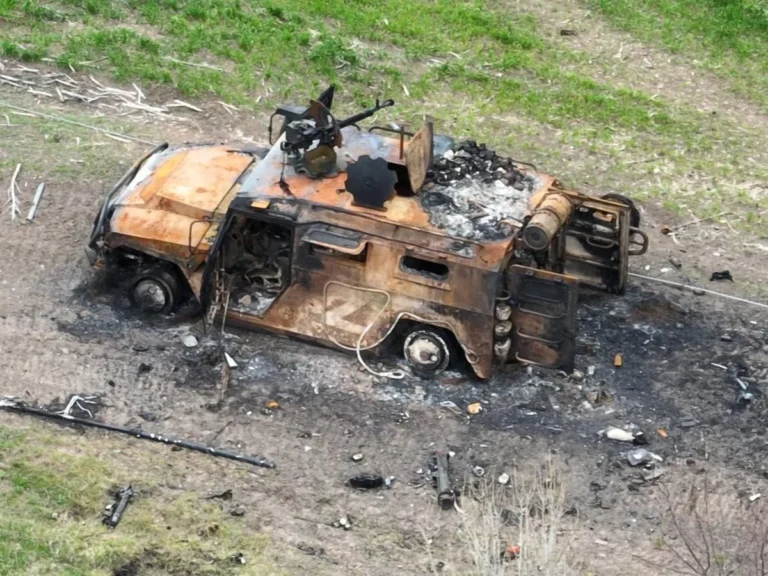 У Залізному Порту українські партизани знищили три бронеавтомобілі “Тигр”