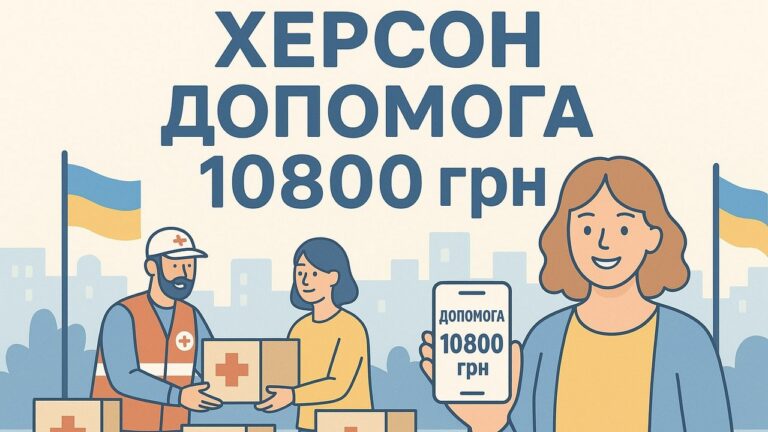 Жителі Херсонщини можуть отримати по 10 800 грн допомоги від Червоного Хреста