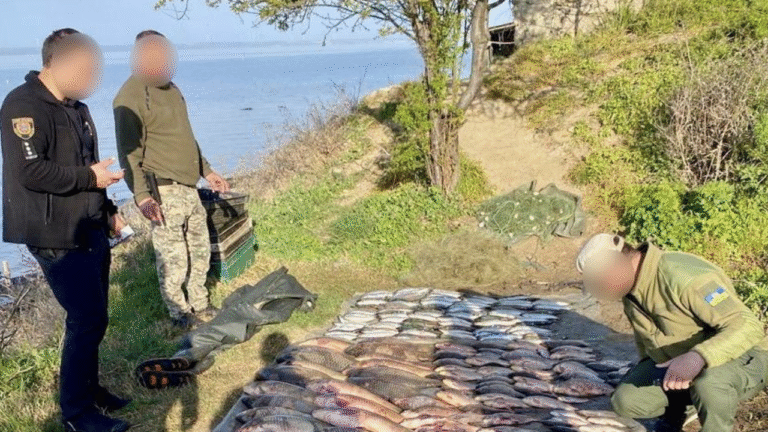 На Одещині браконьєра впіймали з уловом на понад пів мільйона гривень
