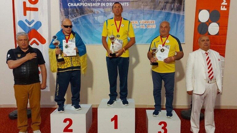 Херсонський спортсмен став призером чемпіонату світу з шашок