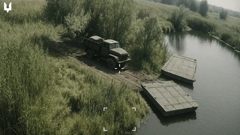 Поява понтонної техніки РФ на лівобережжі Дніпра – спроба залякати