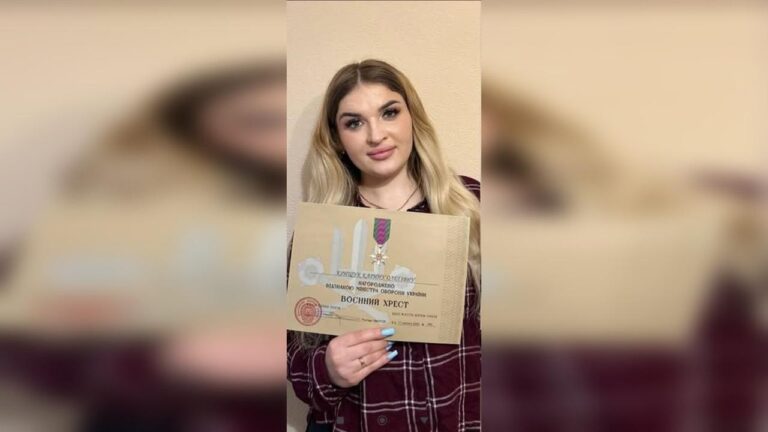 Cтудентка Херсонського державного аграрно-економічного університету отримала відзнаку від Міноборони