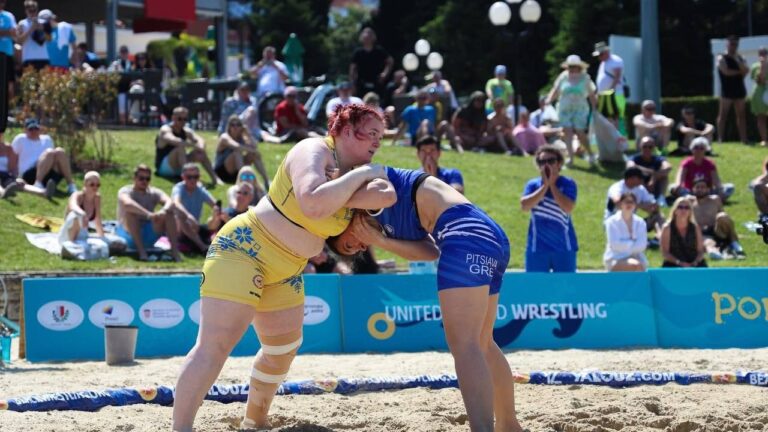 Херсонська спортсменка здобула “золото” на етапі Світової серії з пляжної боротьби в Хорватії