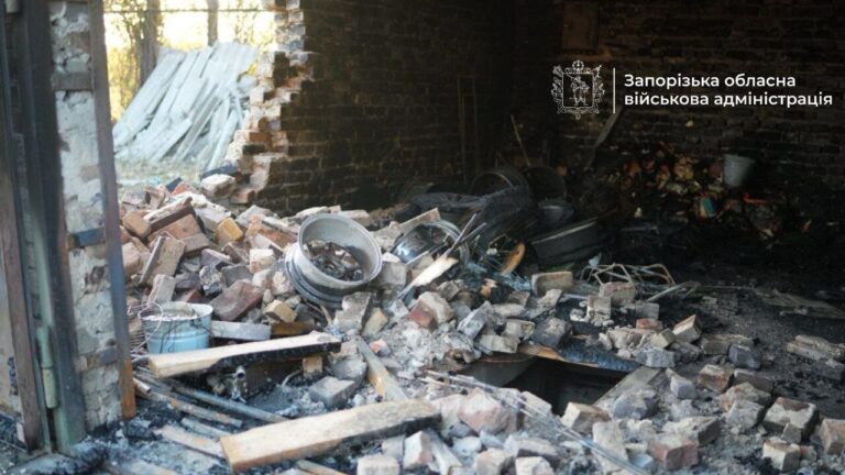 Російські безпілотники влучили по промисловому об’єкту в Запоріжжі