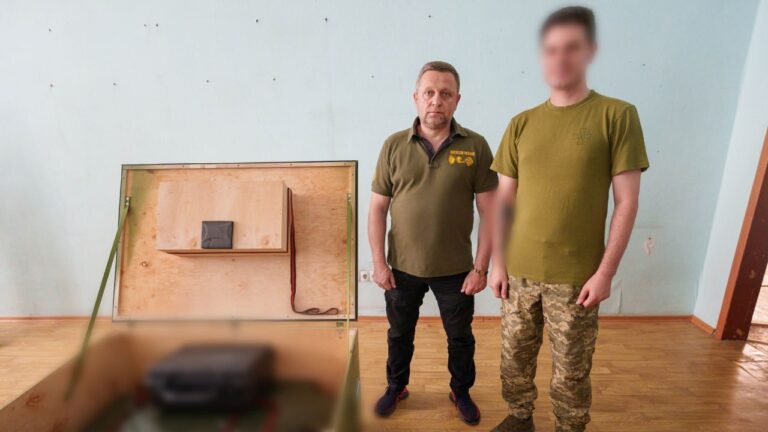 Херсонська ОВА передала морпіхам купольну систему РЕБ