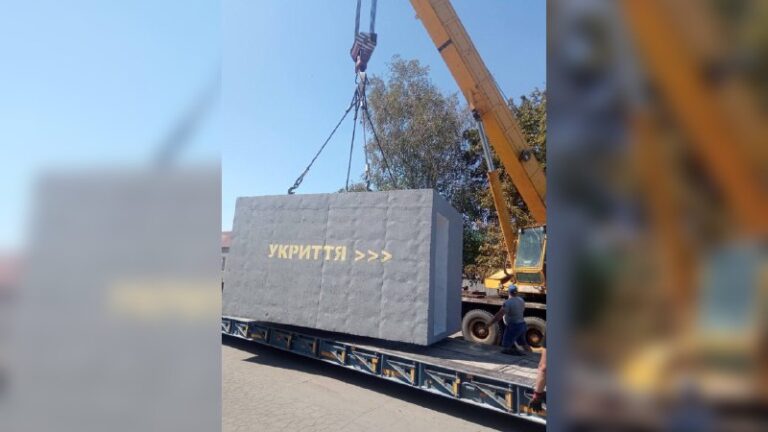 У Борозенській громаді встановили 5 нових мобільних укриттів