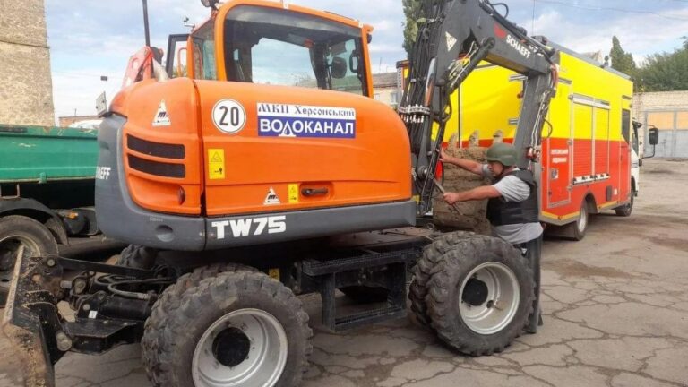 Списання пошкодженої техніки Херсонського водоканалу