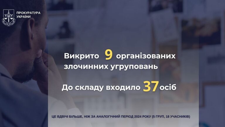 На Херсонщині викрили дев’ять організованих злочинних угруповань
