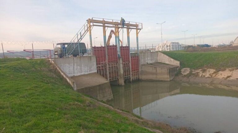 На Одещині відкривали шлюз “Прорва” для поповнення водосховищ