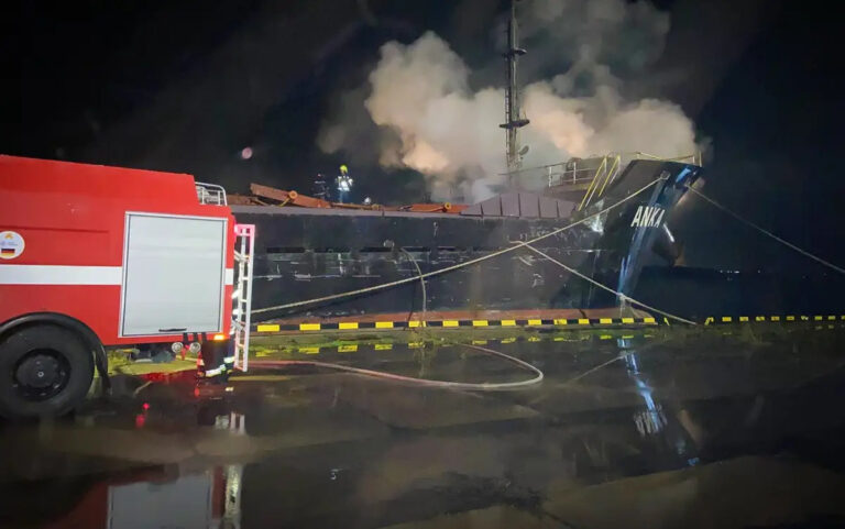 Від російського удару в порту Рені постраждало арештоване судно тіньового флоту