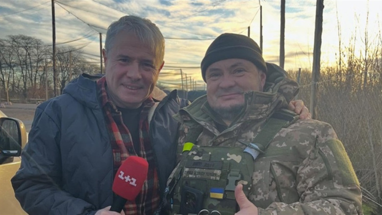Костянтин Грубич відвідав Херсон для зйомок нового сюжету