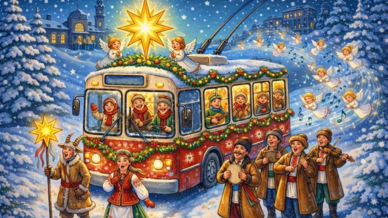 Святковий тролейбус знову на вулицях Миколаєва