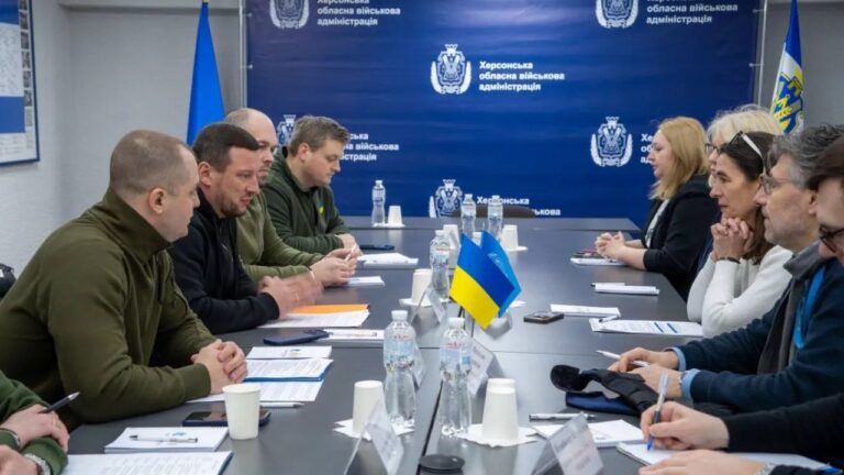 Начальник Херсонської МВА провів переговори з міжнародними партнерами щодо гуманітарних потреб