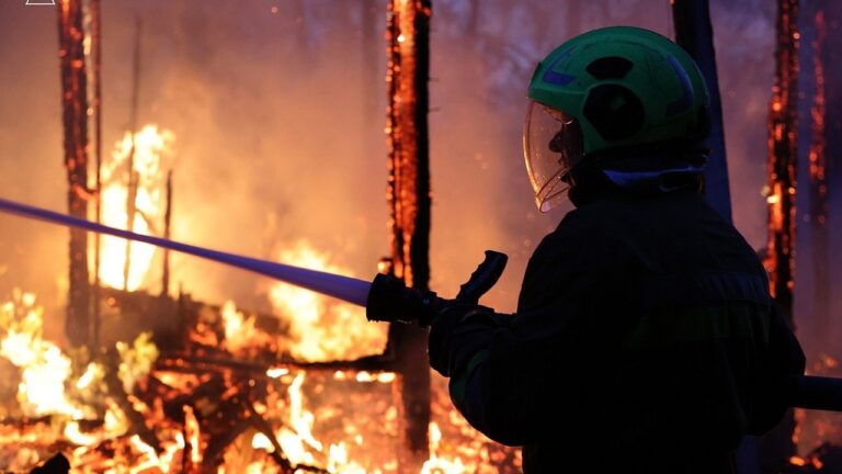 У Миколаєві понад три години гасили масштабну пожежу у Варварівці
