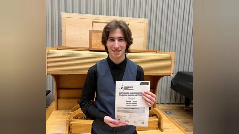 Саксофоніст з Генічеської громади здобув нагороду на міжнародному конкурсі у Вроцлаві