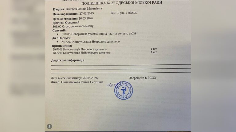 В Одесі перевіряють інцидент у ТЦК після повідомлень про струс мозку у дитини