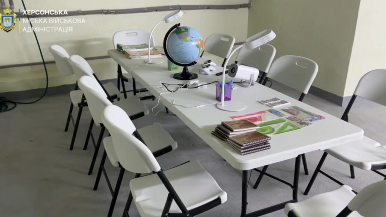 У Херсоні відкрили дитячий простір в укритті