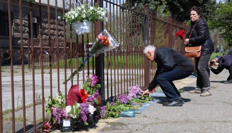 В Одесі мешканці вшанували пам’ять загиблих у результаті сутичок біля Будинку профспілок