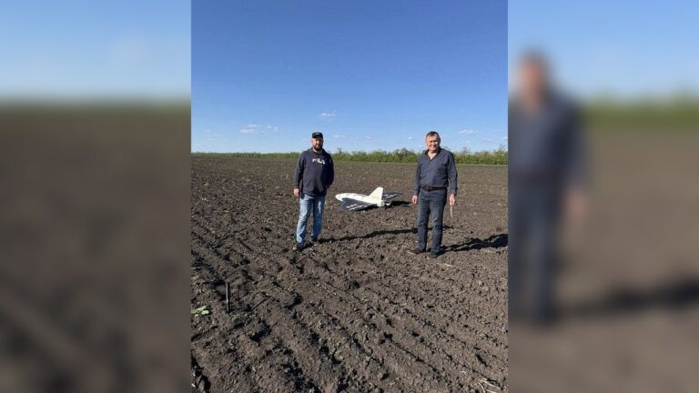 Під Миколаєвом у полі знайшли російський дрон із 7 кг вибухівки