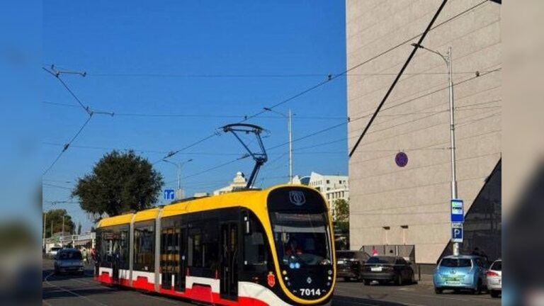 В Одесі на маршрут 7К запускають сучасні трьохсекційні трамваї