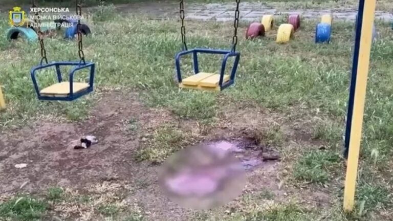 Після атаки на дитячий майданчик у Херсоні Сальдо заявив про нібито “провокацію” Києва