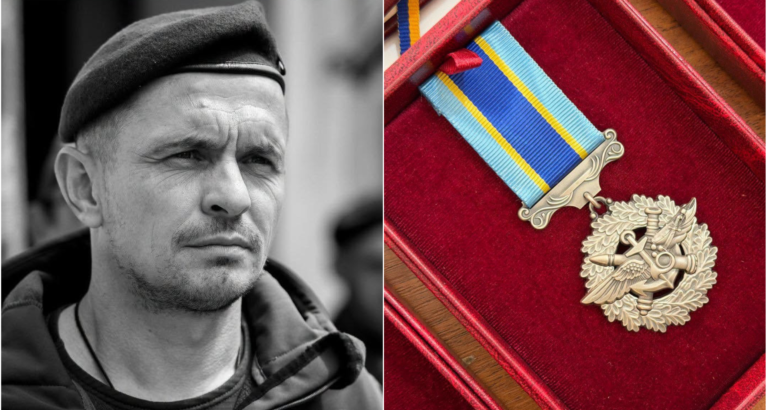 У Чорноморську родичам загиблого співробітника ДПСУ вручили медаль “За військову службу”