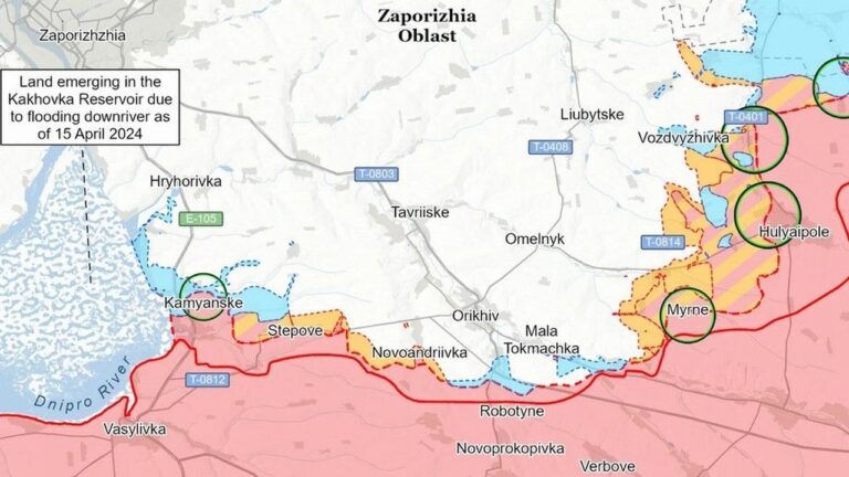 ISW повідомляє про відсутність просувань росіян на Запоріжжі