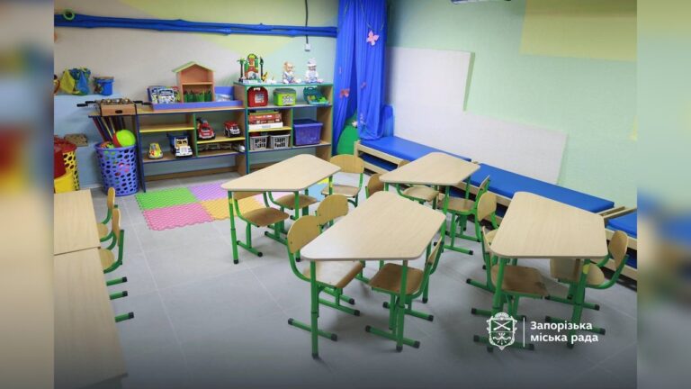 У Запоріжжі відкрили нове укриття в одному з найбільших дитсадків