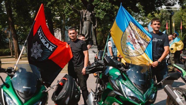 У Запоріжжі провели мотопробіг пам’яті загиблих поліцейських