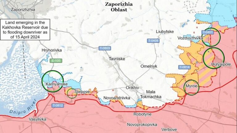 ISW оцінив наступ РФ на Запоріжжі: просування окупантів не зафіксовано