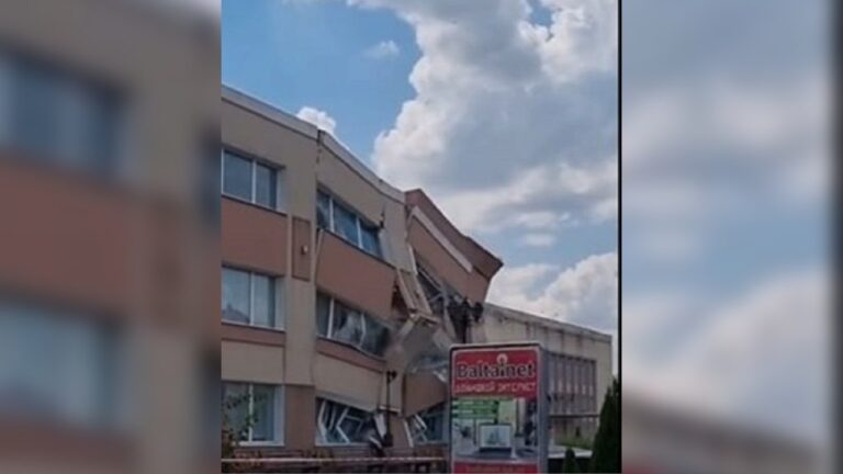 У центрі Балти обвалилася частина промислової споруди