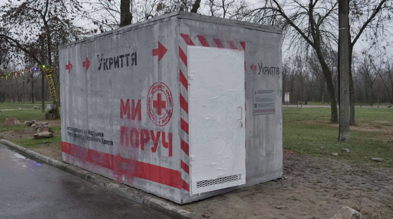На запорізькій Хортиці модульні укриття перейшли на цілодобовий режим роботи
