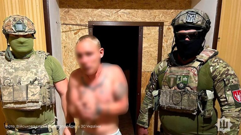 На Херсонщині затримали військового, який хотів перейти до росіян