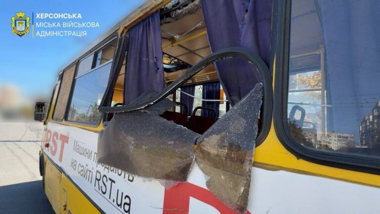 У Херсоні зросла кількість постраждалих через удар по маршрутці