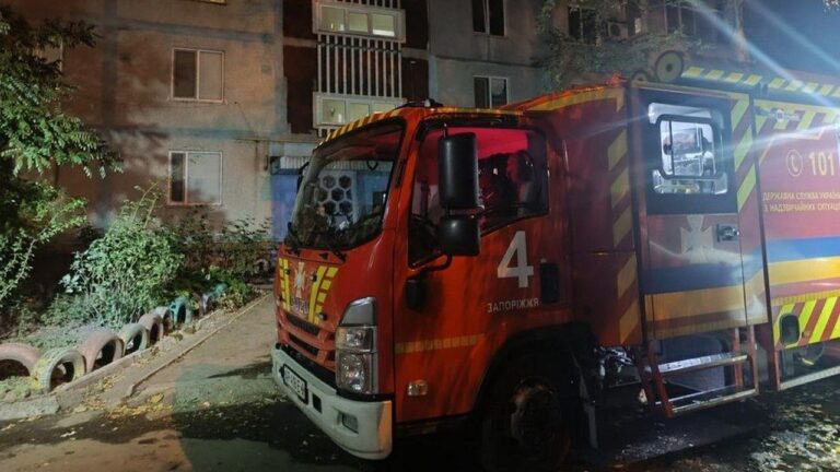 У Запоріжжі під час пожежі врятували п’ятьох людей
