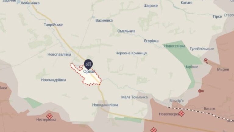 Російські війська намагаються обійти оборону біля Оріхова – військовий
