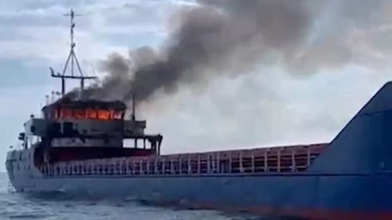 Біля Одещини російські атаки пошкодили два іноземні судна
