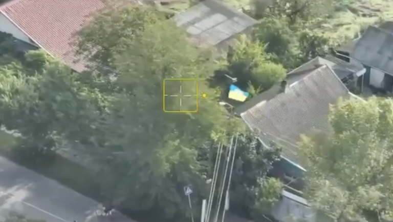 ЗСУ запустили дрон із прапором Голої Пристані над окупованою громадою