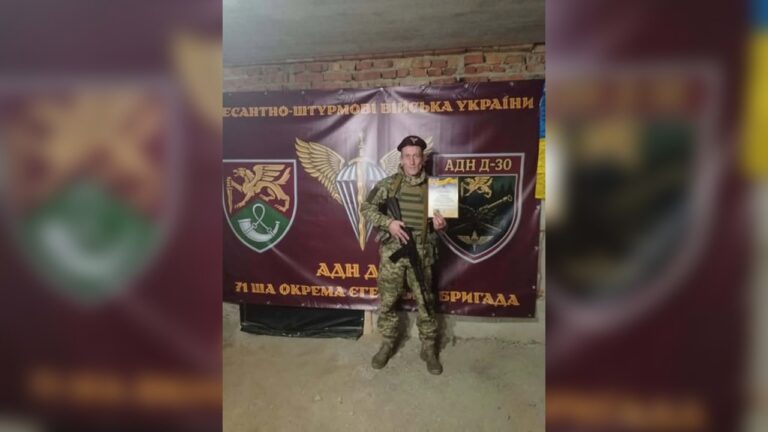 Військового з Херсонщини Павла Новицького відзначили за службу