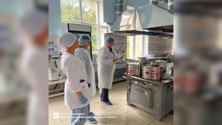 На Одещині перевірили 510 закладів освіти щодо організації харчування